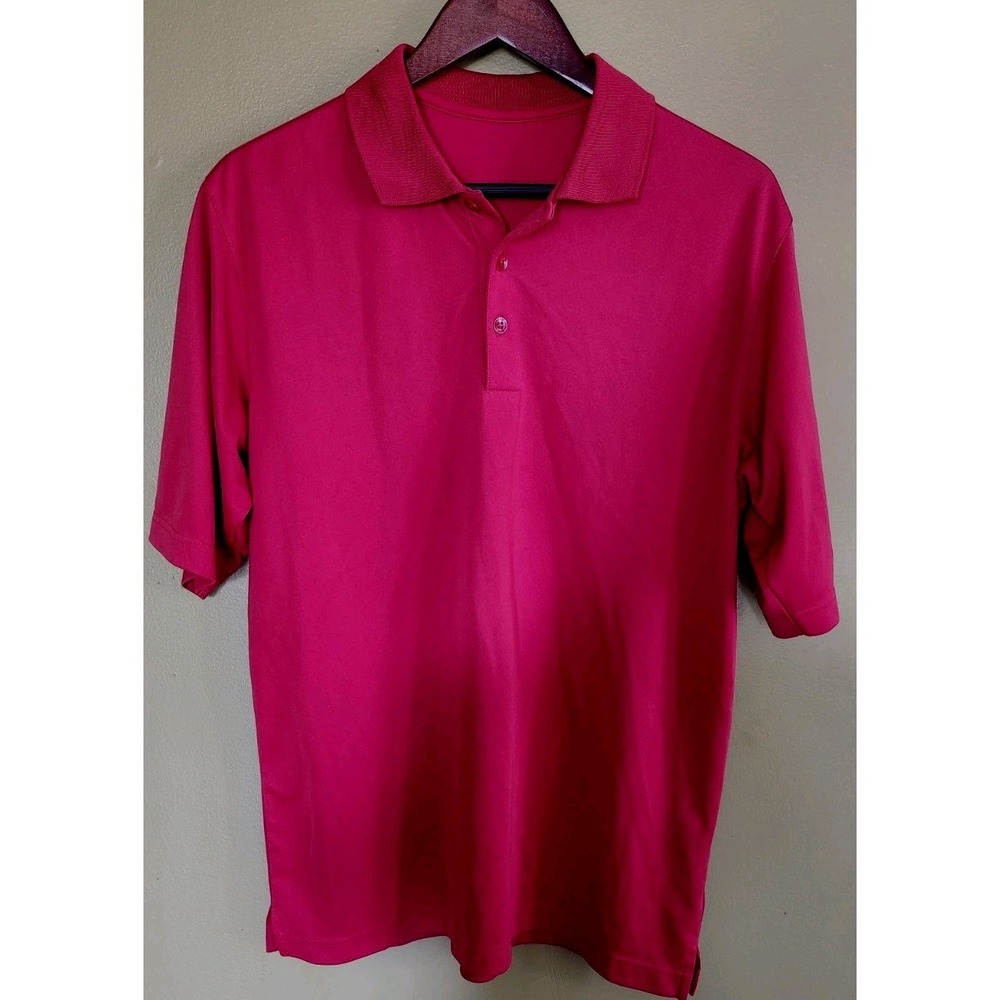 men's Red antigua polo shirt Size Large